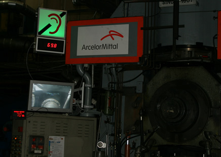 Sonometre Sensibel avec afficheur LED chez ArcelorMittal